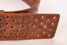 Load image into Gallery viewer, Y2K Belt Anne Klein Wide Leather Waist Cinch