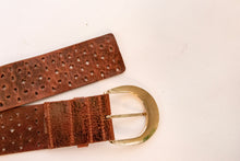 Load image into Gallery viewer, Y2K Belt Anne Klein Wide Leather Waist Cinch