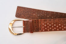 Load image into Gallery viewer, Y2K Belt Anne Klein Wide Leather Waist Cinch