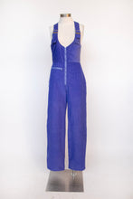 Load image into Gallery viewer, 1970s Ski Suit Corduroy Pants Bib Overalls S