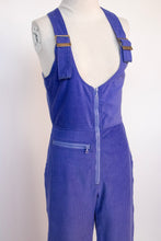 Load image into Gallery viewer, 1970s Ski Suit Corduroy Pants Bib Overalls S