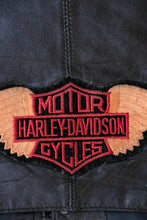 Load image into Gallery viewer, 1970s Leather Vest Top Harley Davidson M/S