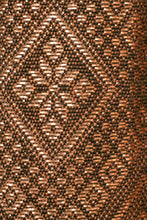 Load image into Gallery viewer, 1950s Full Skirt Cotton Hand Woven Metallic Copper XS