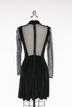 Load image into Gallery viewer, 1990s Tadashi Dress Sheer Cut Out Body Con S