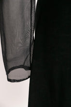 Load image into Gallery viewer, 1990s Tadashi Dress Sheer Cut Out Body Con S