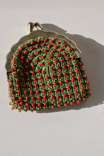 Load image into Gallery viewer, 1940s Small Pouch Bag Beaded Crochet Coin Purse