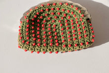 Load image into Gallery viewer, 1940s Small Pouch Bag Beaded Crochet Coin Purse