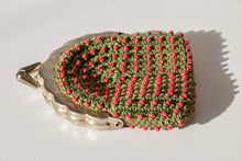 Load image into Gallery viewer, 1940s Small Pouch Bag Beaded Crochet Coin Purse