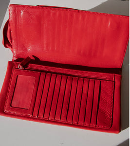 Y2K Envelope Clutch Purse Red Patent Leather Nordstrom