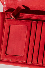 Load image into Gallery viewer, Y2K Envelope Clutch Purse Red Patent Leather Nordstrom