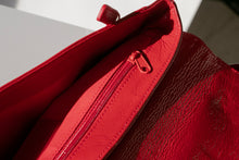 Load image into Gallery viewer, Y2K Envelope Clutch Purse Red Patent Leather Nordstrom