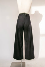 Load image into Gallery viewer, 1950s Sailor Pants Wool High Waist Wide Leg