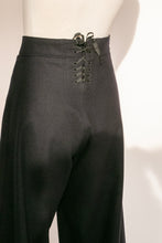 Load image into Gallery viewer, 1950s Sailor Pants Wool High Waist Wide Leg