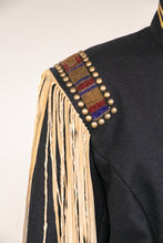 Load image into Gallery viewer, Y2K Western Jacket Wool Beaded Fringe Double D