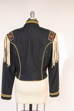 Load image into Gallery viewer, Y2K Western Jacket Wool Beaded Fringe Double D