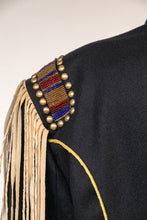 Load image into Gallery viewer, Y2K Western Jacket Wool Beaded Fringe Double D