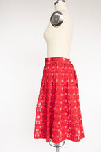 Load image into Gallery viewer, 1950s Lanz Full Skirt Cotton Printed XS