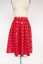 Load image into Gallery viewer, 1950s Lanz Full Skirt Cotton Printed XS