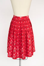 Load image into Gallery viewer, 1950s Lanz Full Skirt Cotton Printed XS