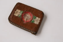 Load image into Gallery viewer, 1950s Wallet Tooled Leather Western Cowboy Floral