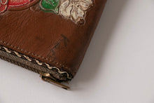 Load image into Gallery viewer, 1950s Wallet Tooled Leather Western Cowboy Floral