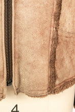 Load image into Gallery viewer, 1970s Shearling Cropped Jacket Sheepskin Brown S