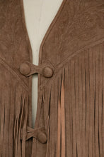 Load image into Gallery viewer, 1990s Fringe Suede Jacket Western Leather Coat L