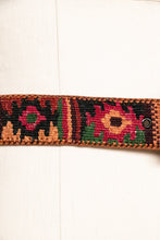 Load image into Gallery viewer, 1990s Belt Kilim Wool Woven Leather