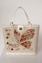 Load image into Gallery viewer, 1960s Purse Embellished Butterfly Tote Bag