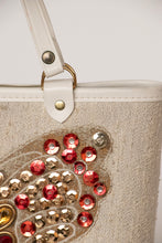 Load image into Gallery viewer, 1960s Purse Embellished Butterfly Tote Bag