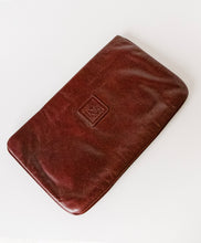 Load image into Gallery viewer, 1970s Anne Klein Calderon Clutch Purse Oxblood Leather Bag