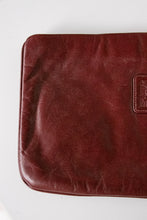 Load image into Gallery viewer, 1970s Anne Klein Calderon Clutch Purse Oxblood Leather Bag