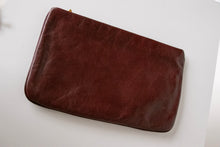 Load image into Gallery viewer, 1970s Anne Klein Calderon Clutch Purse Oxblood Leather Bag