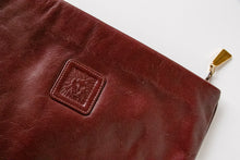 Load image into Gallery viewer, 1970s Anne Klein Calderon Clutch Purse Oxblood Leather Bag