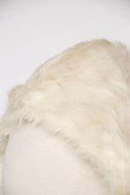 Load image into Gallery viewer, 1960s Hat Rabbit Fur Bonnet Hood Apres Ski Ties