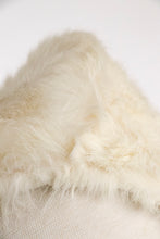 Load image into Gallery viewer, 1960s Hat Rabbit Fur Bonnet Hood Apres Ski Ties