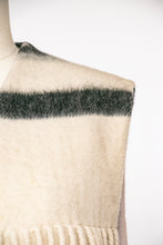 Load image into Gallery viewer, 1960s Norwegian Wool Sweater Vest Striped Fringe