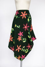 Load image into Gallery viewer, Y2K Skirt Ischiko Floral Embroidered Asymmetric Woven M