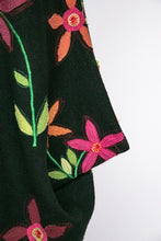 Load image into Gallery viewer, Y2K Skirt Ischiko Floral Embroidered Asymmetric Woven M