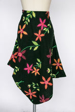 Load image into Gallery viewer, Y2K Skirt Ischiko Floral Embroidered Asymmetric Woven M