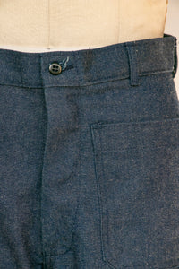 Vintage Jeans Denim Sailor Dungaree High Waist Bells 29" x 30.5" NOS
