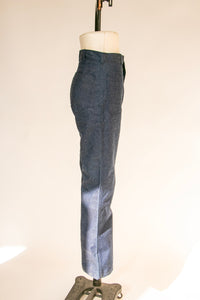 Vintage Jeans Denim Sailor Dungaree High Waist Bells 29" x 30.5" NOS