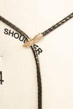 Load image into Gallery viewer, Vintage Snake Necklace Belt Metallic Metal Mesh Egyptian Revival Serpent