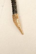 Load image into Gallery viewer, Vintage Snake Necklace Belt Metallic Metal Mesh Egyptian Revival Serpent