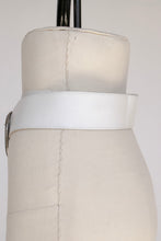 Load image into Gallery viewer, Vintage 1980s Belt Leather Silver Buckle Western L