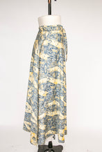 Load image into Gallery viewer, 1970s Cotton Wrap Maxi Skirt Printed Boho M/L