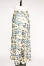 Load image into Gallery viewer, 1970s Cotton Wrap Maxi Skirt Printed Boho M/L