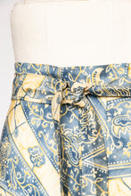 Load image into Gallery viewer, 1970s Cotton Wrap Maxi Skirt Printed Boho M/L