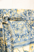Load image into Gallery viewer, 1970s Cotton Wrap Maxi Skirt Printed Boho M/L