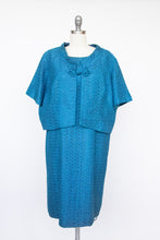 Load image into Gallery viewer, 1960s Shift Dress Bolero Jacket Set XL Volup